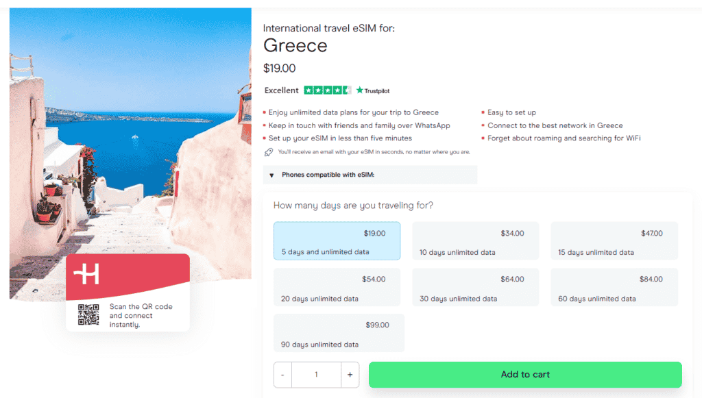 sim card for greece travel