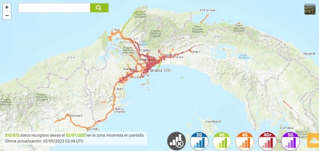 digicel coverage map panama