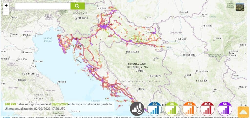 tele2 coverage map croatia