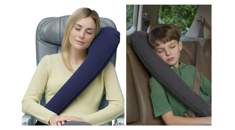 Body support travel pillow