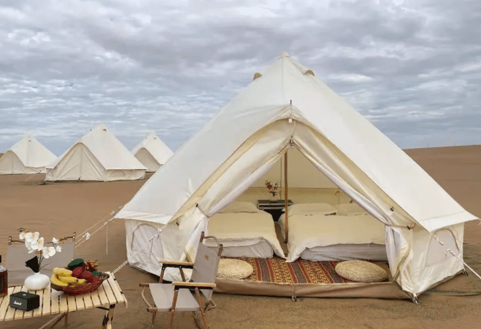 Tent in the burning man festival