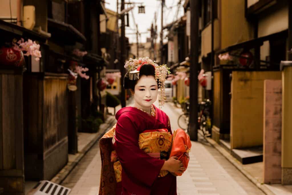 Traditional Geisha. 