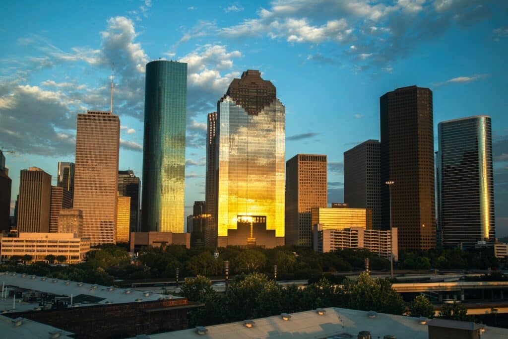 view of Houston Texas USA travel weekend destination