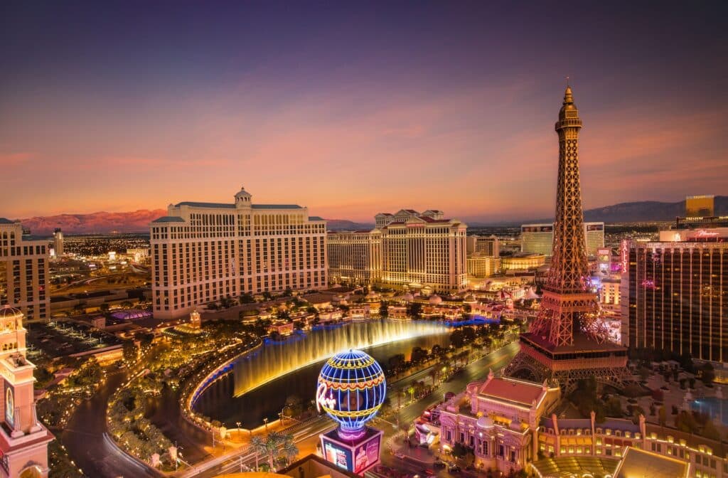 Best tourist destinations USA Las Vegas