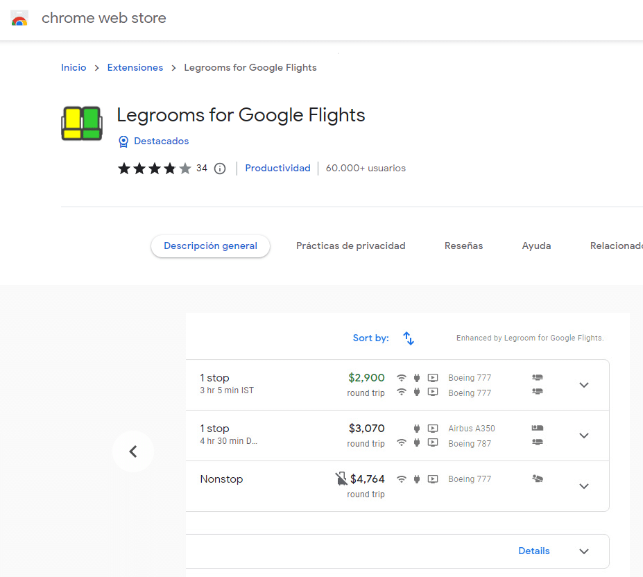 legrooms-google-flights