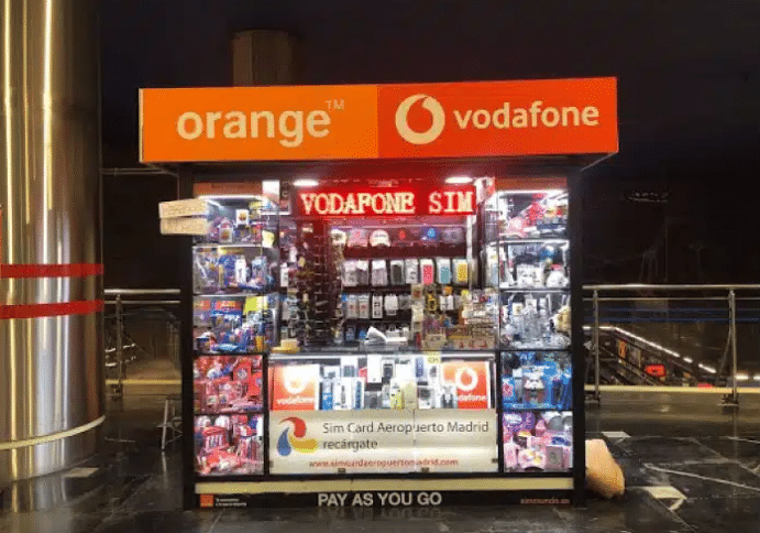 Vodafone SIM card store