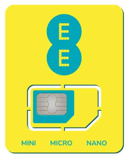 EE Mobile SIM card