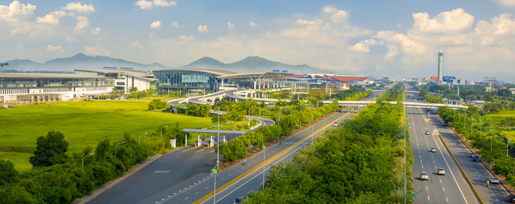 Noi Bai International-Airport in Vietnam