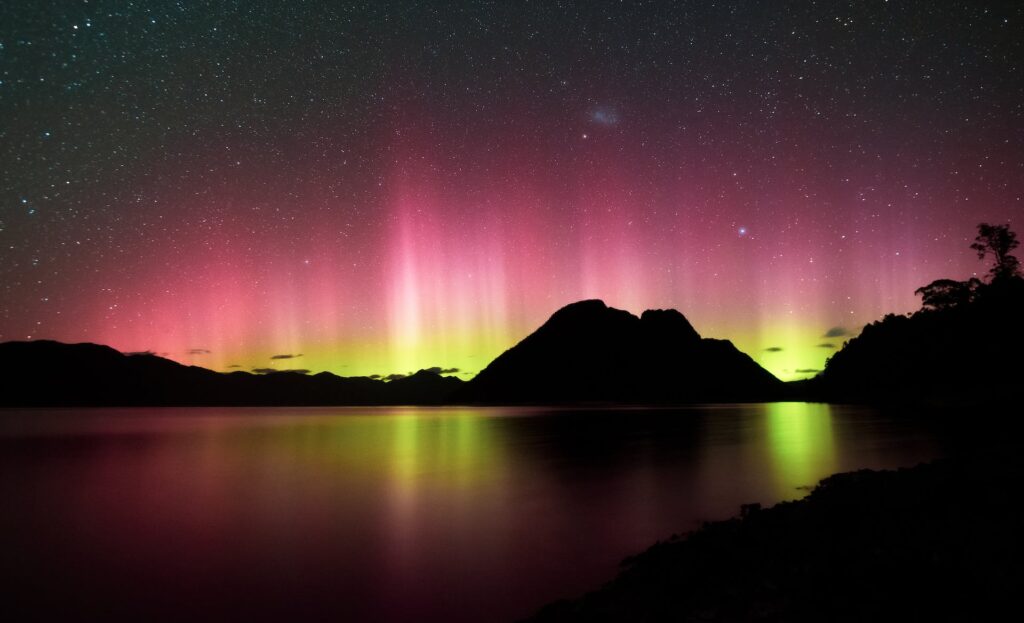Aurora Australis over Tasmania