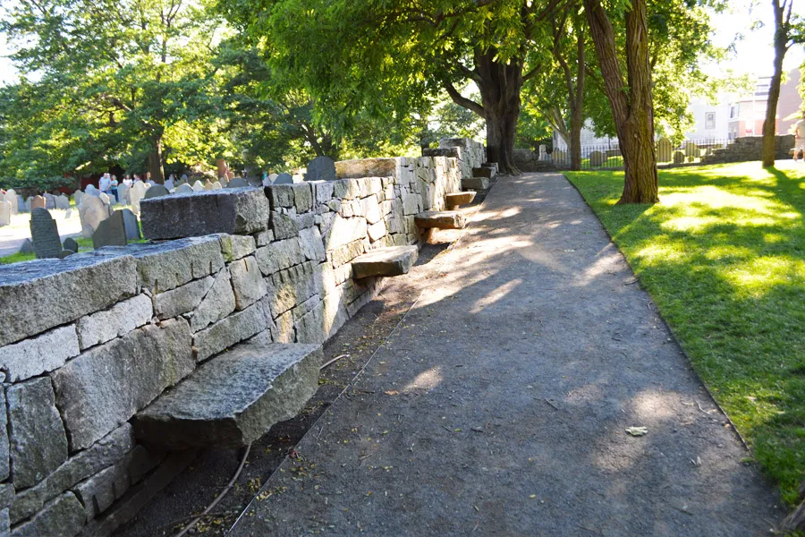 Benches of the Salem Witch Trials Memorial