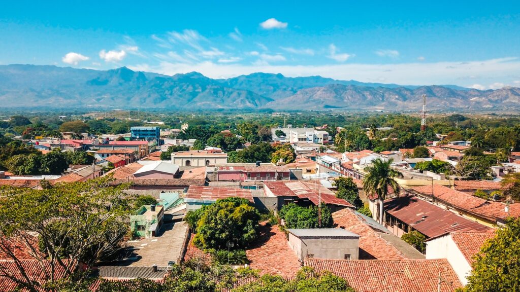 Beautiful town of Comayagua in Honduras