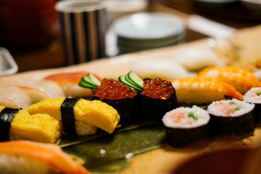 Try the delicious Japanese cuisine